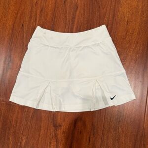 Nike white Pleated Skirt